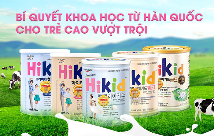 Sữa Hikid Premium Hàn Quốc tách béo