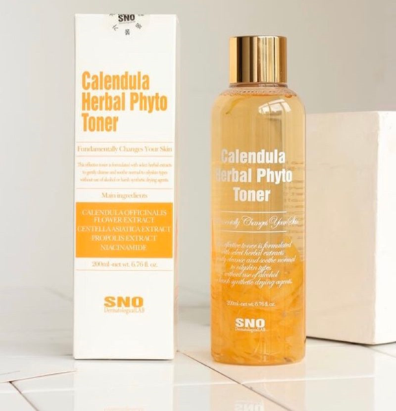TONER Hoa Cúc Tươi SNO Calendula Herbal Phyto Hàn Quốc