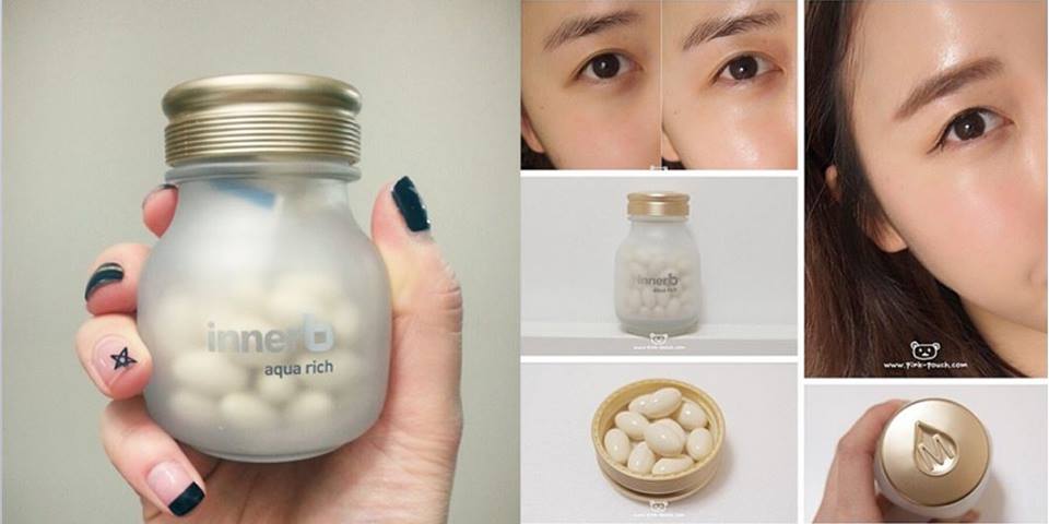 Viên uống cấp nước bổ sung Collagen Innerb Aqua Rich Doubleup